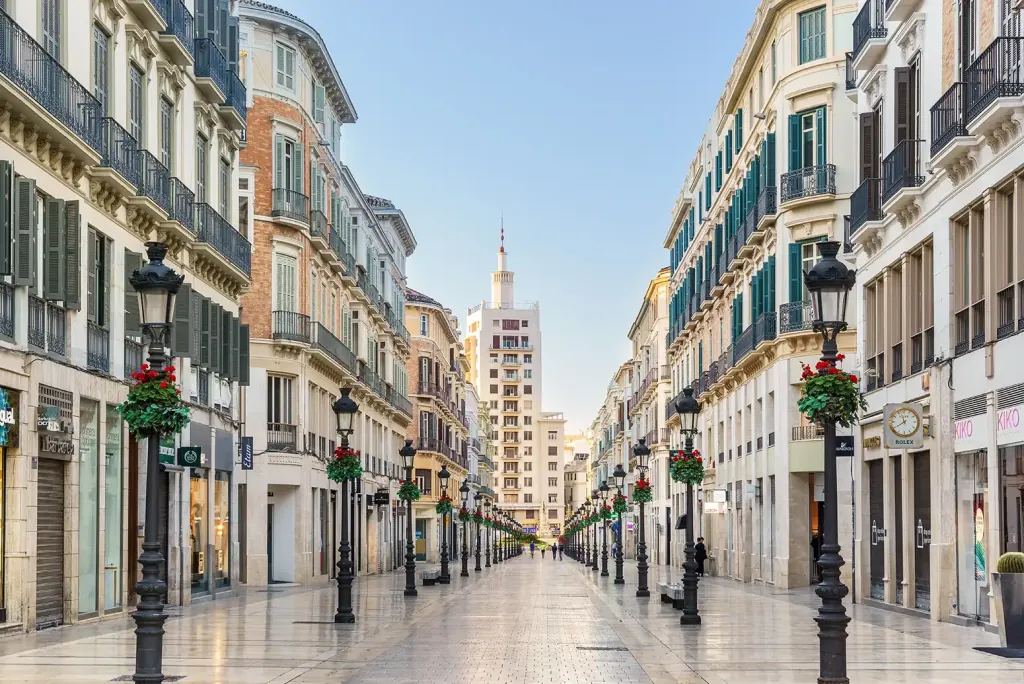 Calle Larios, Málaga’s main shopping street
